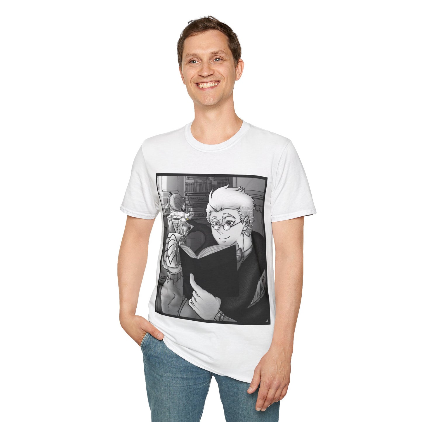 Good Omens (Aziraphale x Snake Crowley) Unisex Softstyle T-Shirt