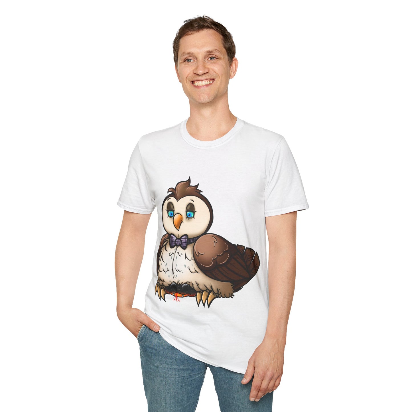Good Omens (Owl Aziraphale x Snake Crowley) Unisex Softstyle T-Shirt