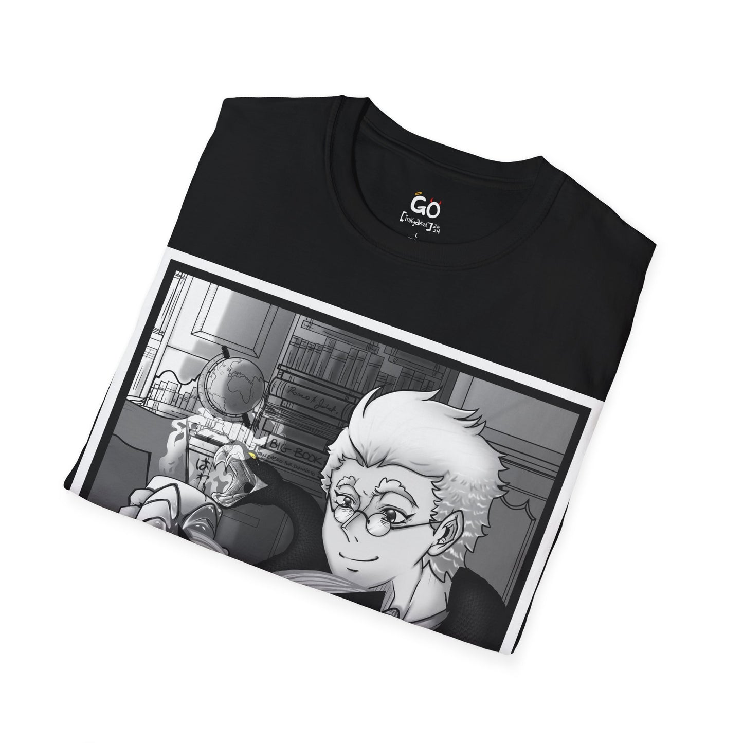 Good Omens (Aziraphale x Snake Crowley) Unisex Softstyle T-Shirt
