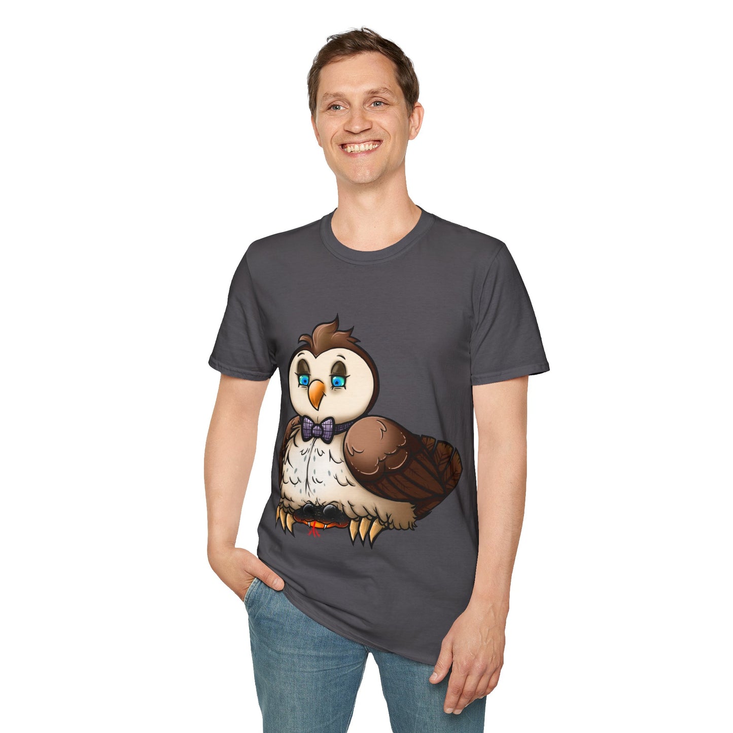 Good Omens (Owl Aziraphale x Snake Crowley) Unisex Softstyle T-Shirt