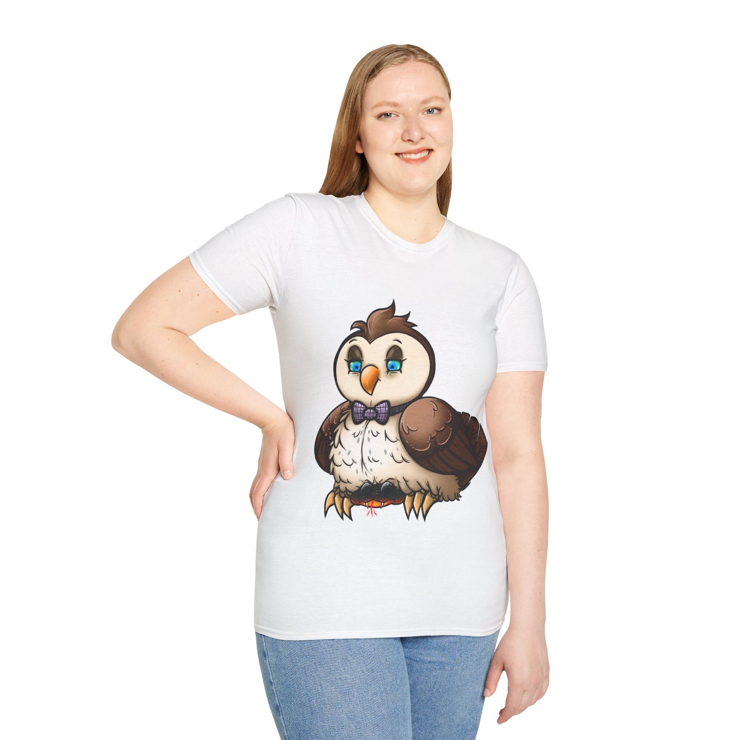 Good Omens (Owl Aziraphale x Snake Crowley) Unisex Softstyle T-Shirt